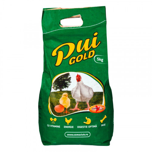 Furaj creștere sfărmat pt. Pui Gold 5kg