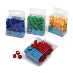 Inele pentru porumbei, 8x8mm, 100 buc